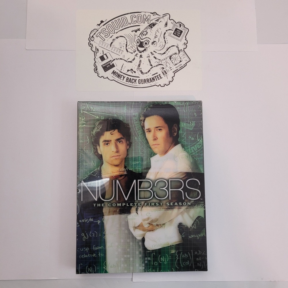 Paramount Numb3rs The Complete First Season DVD Set TV Drama Widescreen 4-Disc